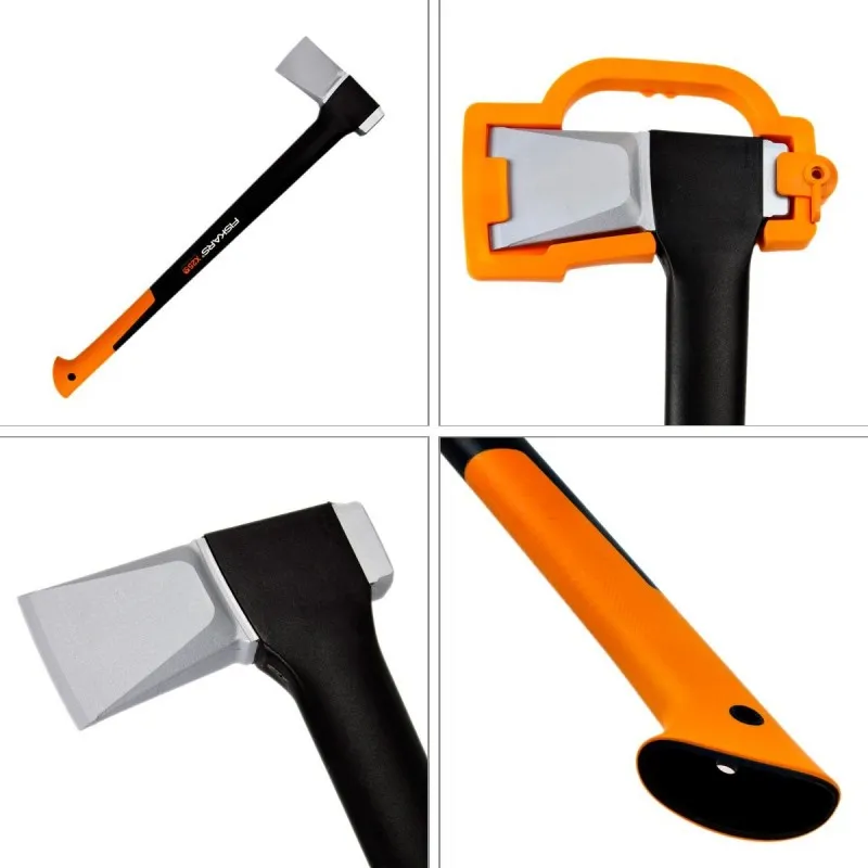 ASCIA DA SPACCO FISKARS PROFESSIONALE SOFTGRIP ACCETTA CON CUSTODIA