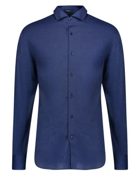 Camicia Martin piquet blu