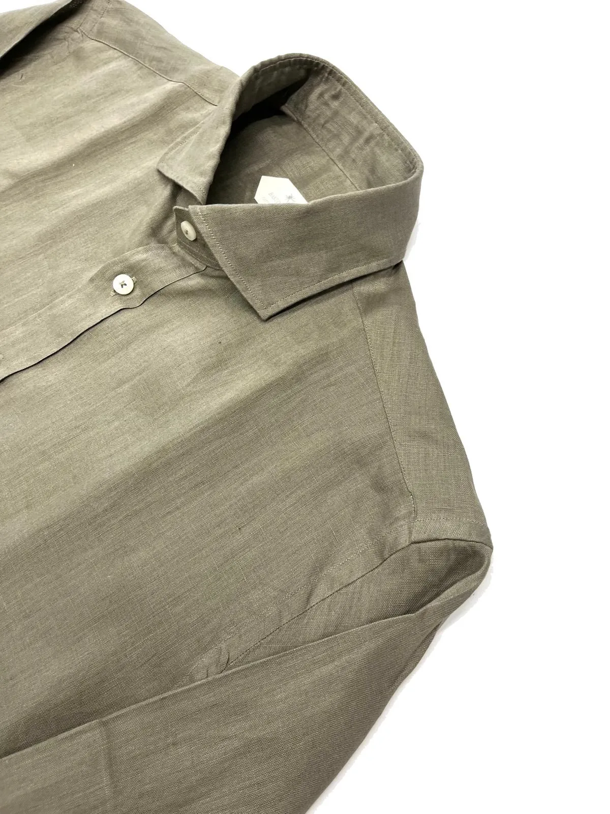 CAMICIA TORTORA IN LINO