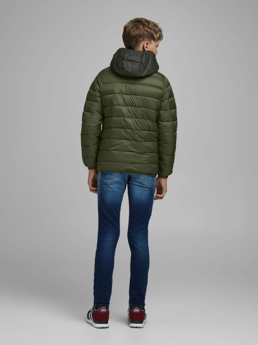 CAPISPALLA E GIACCHE Ragazzo JACK&JONES 12177369 MAGIC PUFFER OLIVE NIGHT