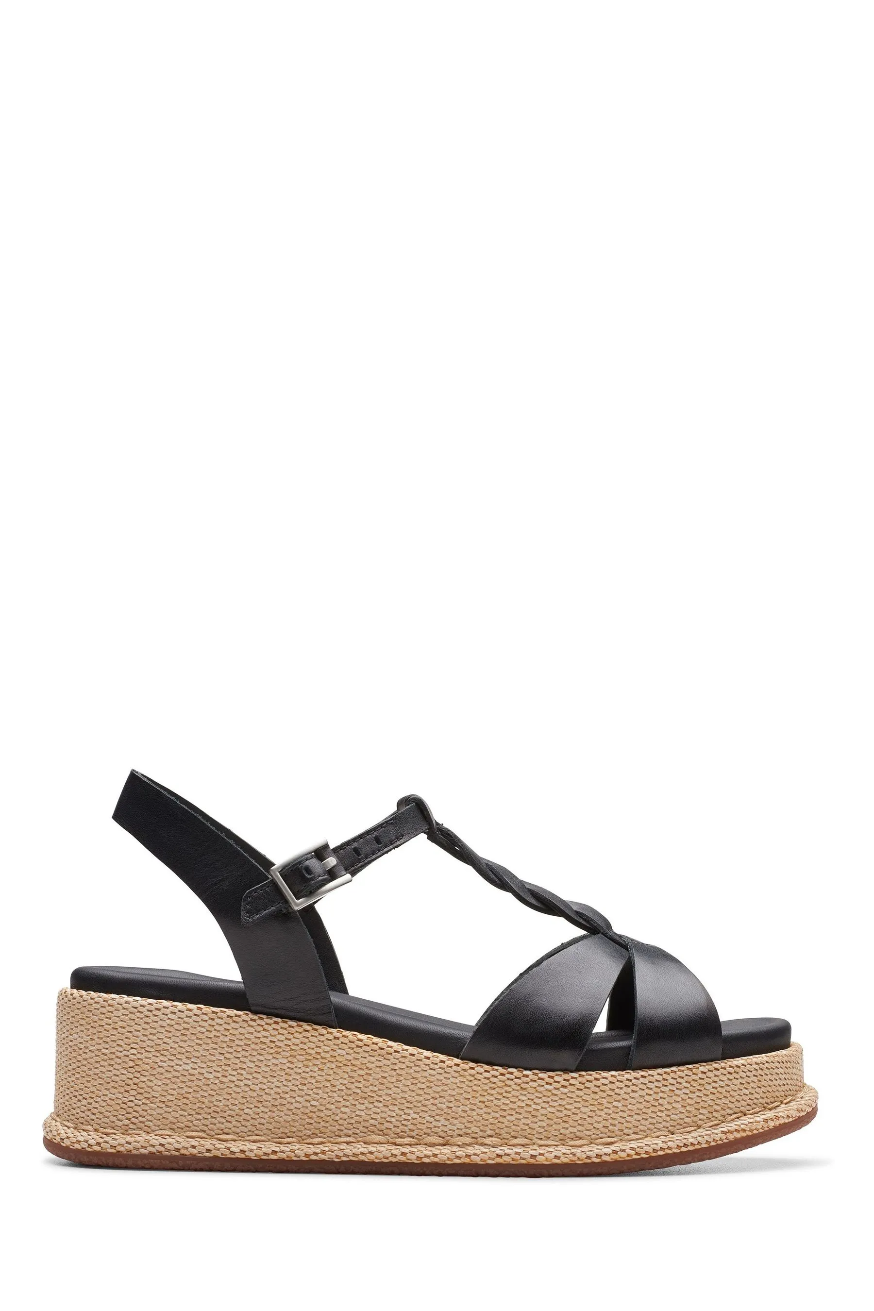 Clarks - Kimmei - Sandali intrecciato in pelle    