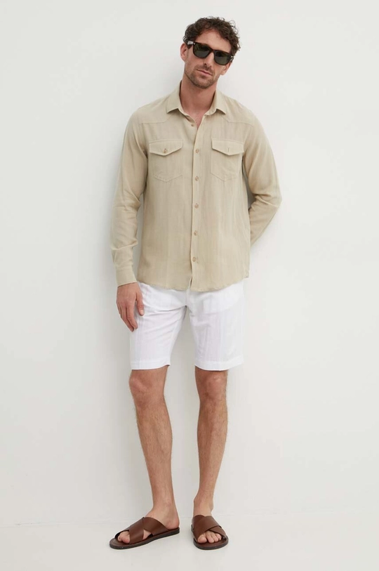 Liu Jo camicia in lino misto