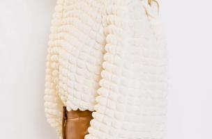 Maglione strutturato, bianco