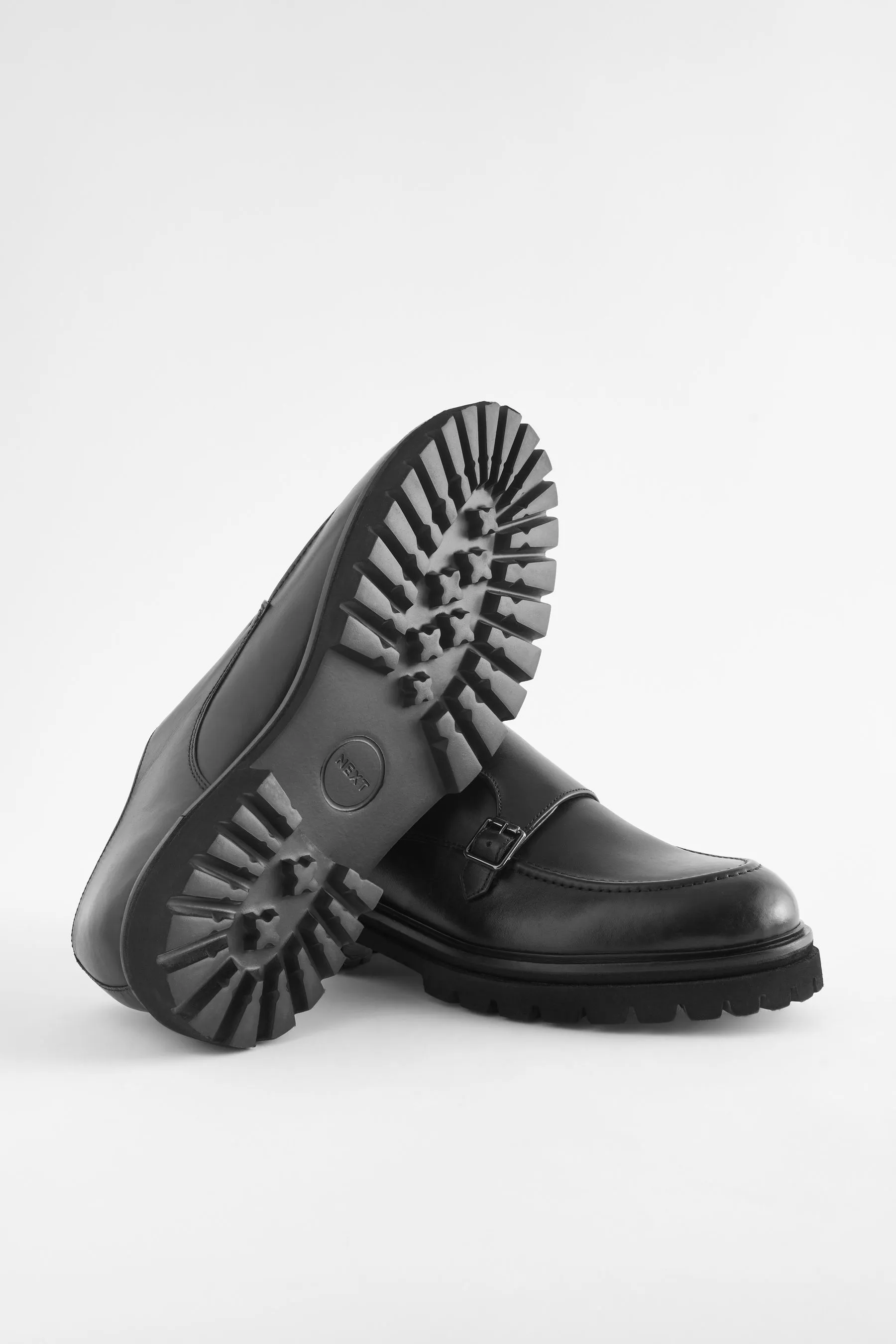 Nero  - EDIT - Scarpe in pelle con carrarmato
