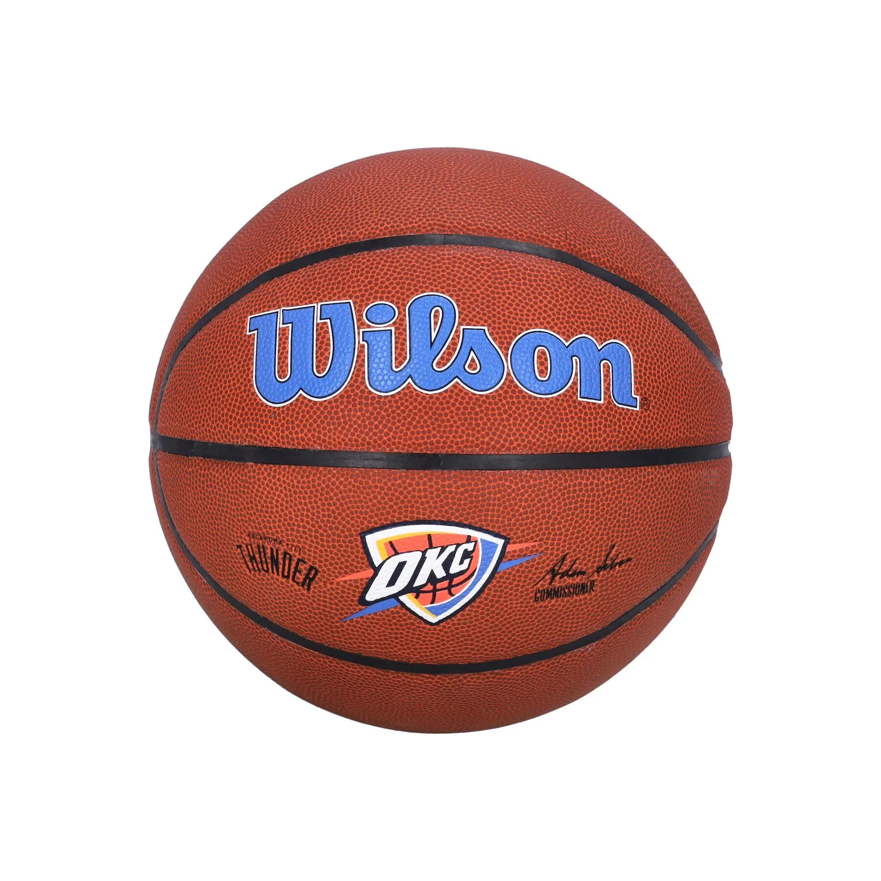 Pallone Uomo Nba Team Alliance Basketball Size 7 Oklthu Brown/original Team Colors
