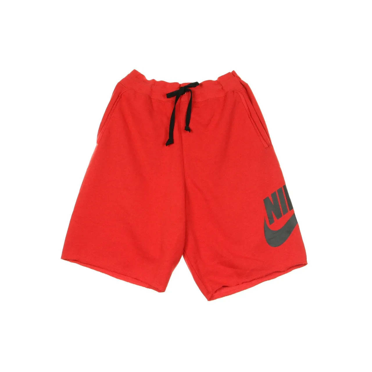 Pantalone Corto Tuta Uomo He Short Ft Alumnio University Red/black