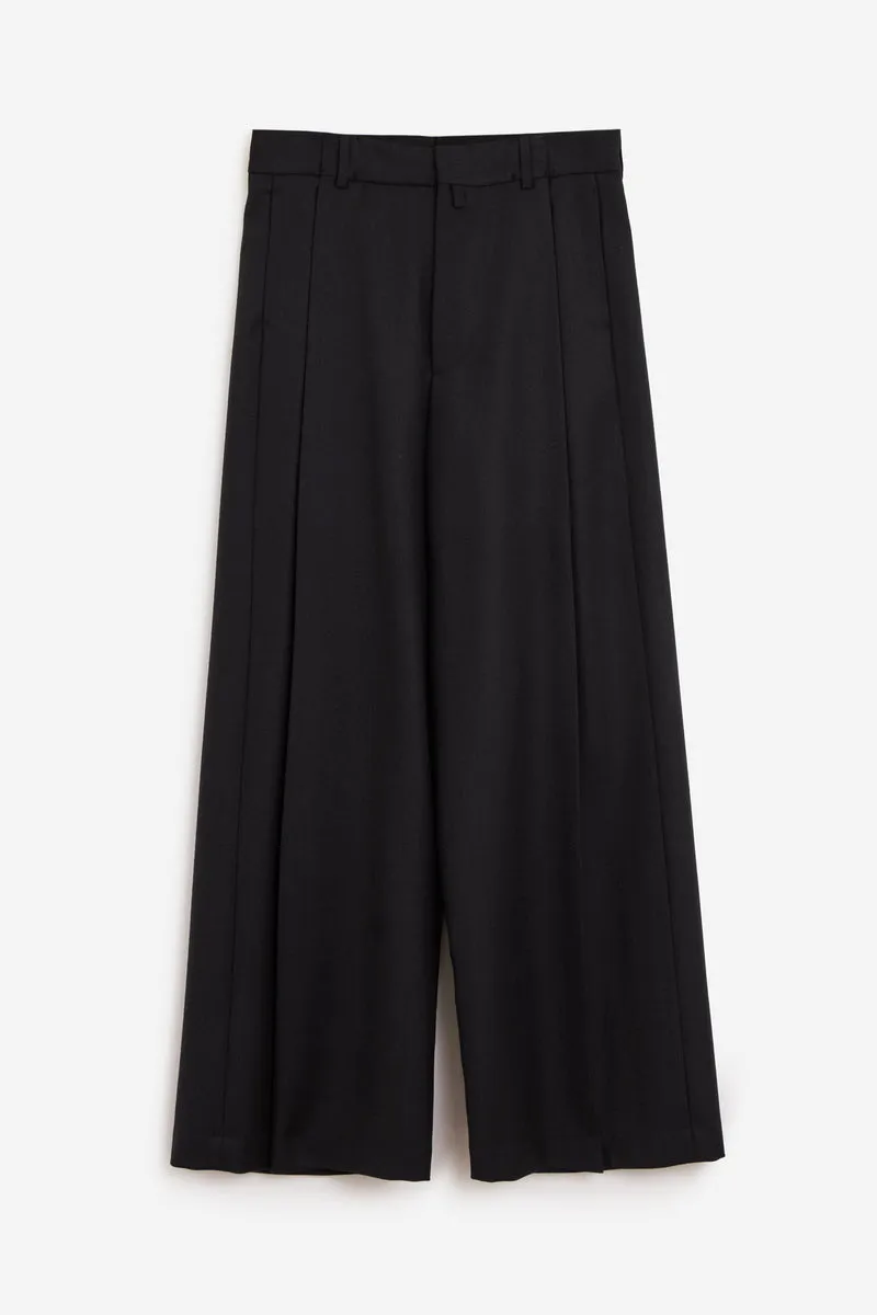 Pantalone PIERS in lana nera