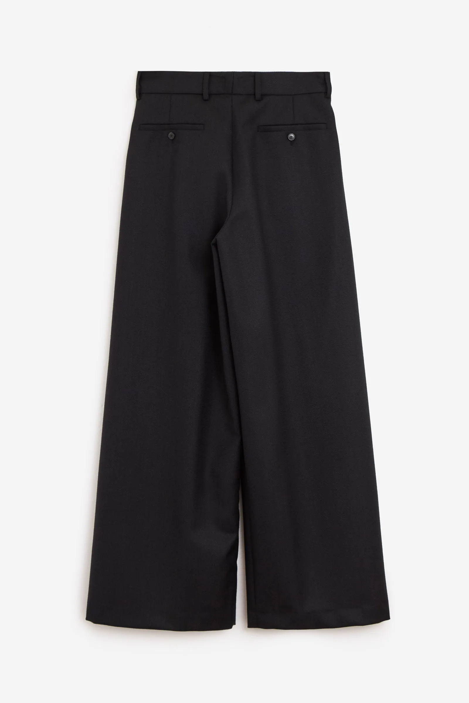 Pantalone PIERS in lana nera