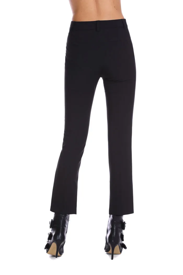 Pantaloni CISALINA_BIS sigaretta con spacchi fondo