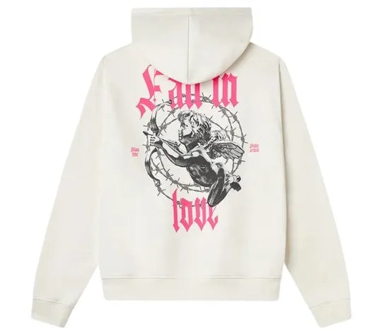 Phobia hoodie with pink metallic putto