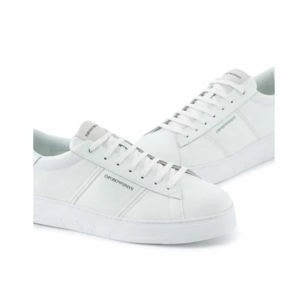Sneakers in nylon logata Emporio armani