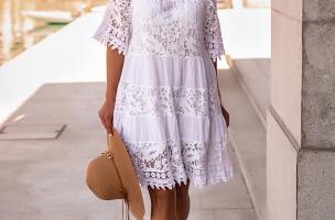 VESTITO FLORIDA - BIANCO